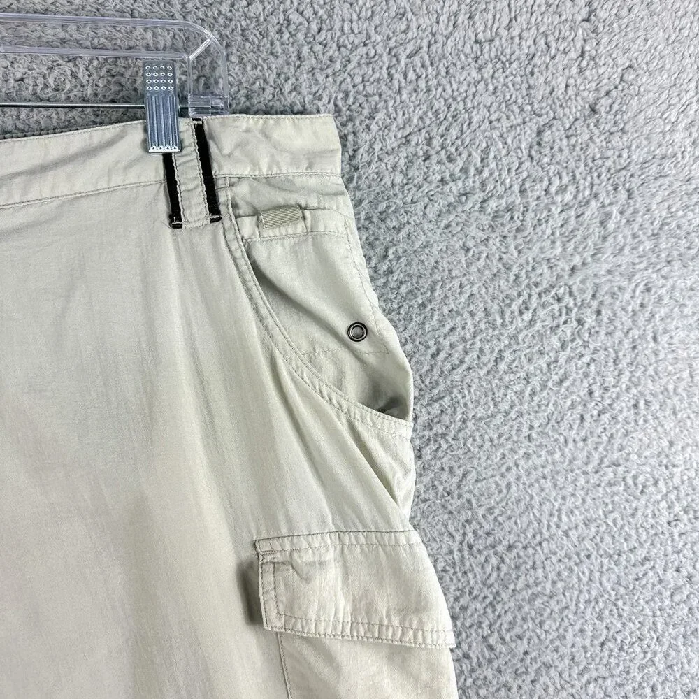 Redington Convertible Pants Mens 38 Tan Fishing Cargo Nylon‎ Mesh Lined Outdoor